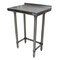 Bk Resources Stainless Steel Work Table, Open Base Plastic Feet 1.5 Riser 24"Wx18"D SVTROB-1824 - alternate 3